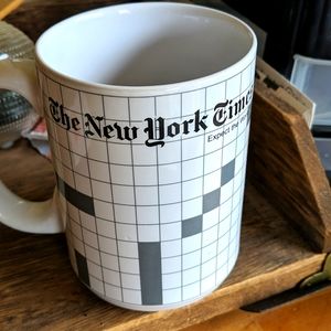 New York Times Crossword Puzzle  Coffee Cup